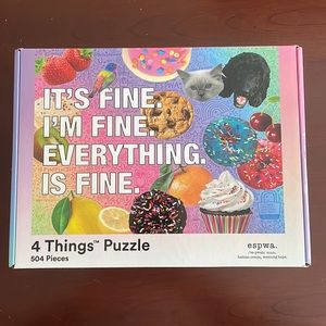 504 Piece Puzzle- 4 Things Puzzle by The Shop Forward